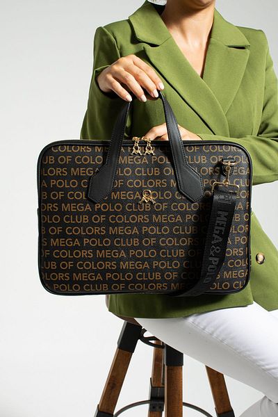 GP GUES POLO كمبيوتر محمول وحقيبة يد للسيدات من ميجا بولو