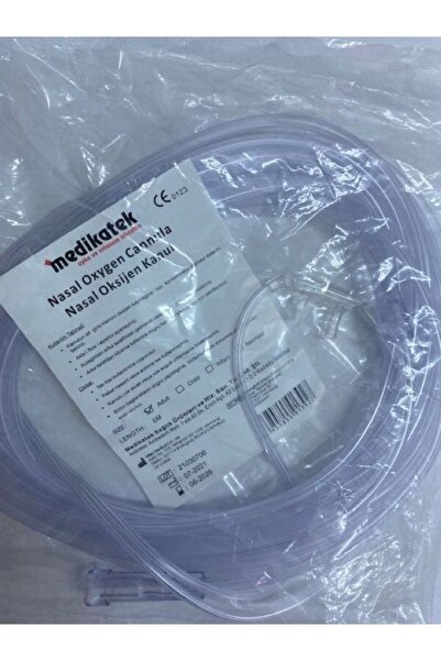 MEDİKATEK Nazal Oksijen Kanülü 5 Mt (silikon Burun Acıtmaz)