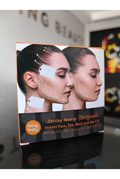 lasting beauty 40 Adet Ipli Kaş Germe Bant Göz Boyun Germe Bandı Yüz Gerdirme...