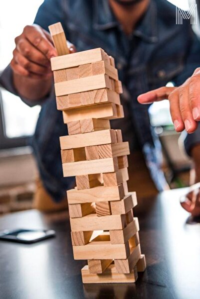 Modanist لعبة صندوق جينجا 54 قطعة.