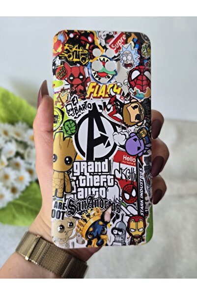 SUPER FRAME حافظة هاتف شفافة مطبوعة متوافقة مع هاتف Xiaomi Redmi Note 9 PRO و...