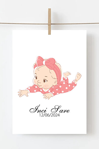 My Baby's First Hair Memory Card MDL009 First Hair Memory (PERSONALIZED NAME and DATE) FRAMELESS