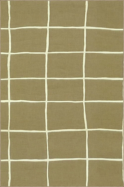 Rugs Modern Halı Green Rectangular Patterned Woven Base and Washable Carpet M...