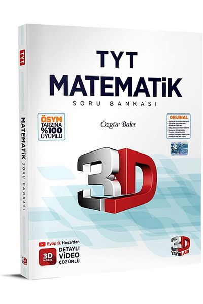 CALRADİA بنك أسئلة الرياضيات ثلاثي الأبعاد TYT 2024