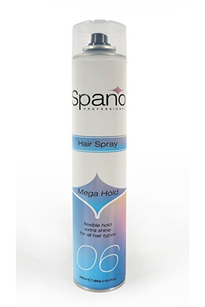 Spano Professional Saç Spreyi Mega Hold 400ml 6 Numara