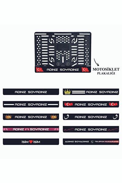 dnsl grup Kişiye Özel İsimli MOTOR Plakalık 1 Adet Plakalık