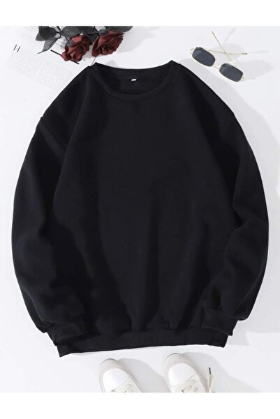 coolart سويت شيرت كبير الحجم غير مطبوع للجنسين - 2 خيوط نقطية