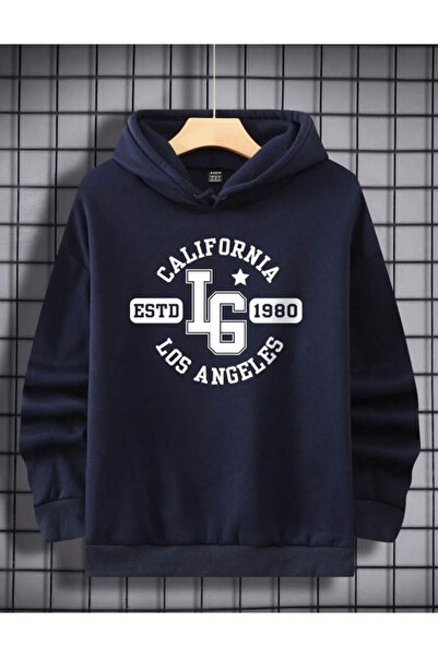 coolart سويت شيرت بغطاء للرأس بطبعة كاليفورنيا LG للجنسين