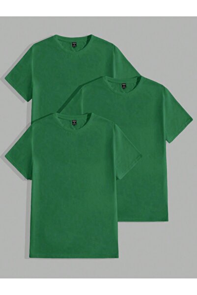 coolart Set de tricouri Nefti Green Oversize din 3 piese - Tricou de vară cu ...