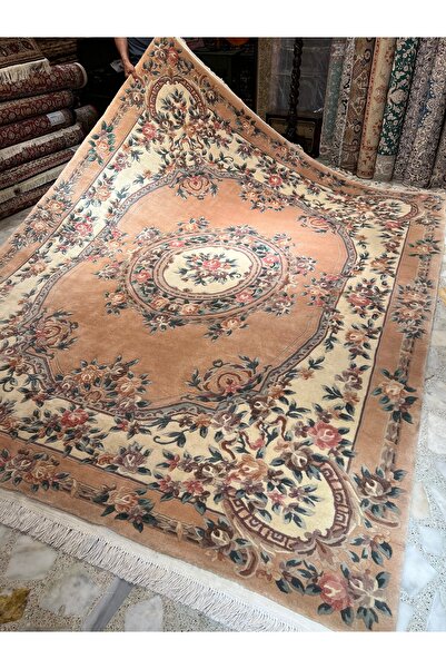 RD RAMAZAN DAĞ EL HALI SANATI El Dokuma Kabartmalı Çin Halısı Pamuk Üzerine Y...