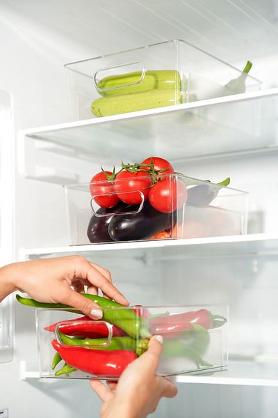 Vienev 3 Size Shatter-Resistant Refrigerator Organizer - Refrigerator Organizer - Bdd-277