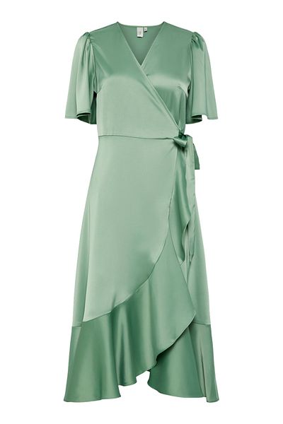 YAS. YASTHEA Midi Wickelkleid - 2/4 Größe, S. Noos Modell