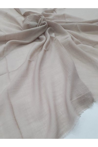 BENLİ Eșarfă de damă din bumbac bej bumbac 100 x 100 cm