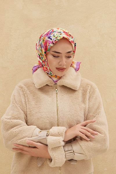 Silk Home Φουλάρι από οργανικό βαμβάκι μεταξωτό 79009-04