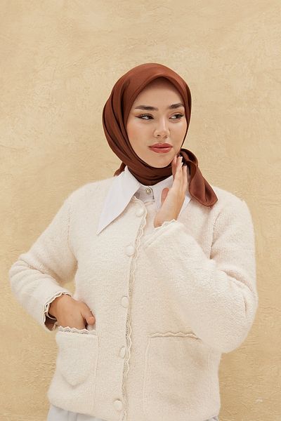 Silk Home Απλό γυαλιστερό κασκόλ 75006-13