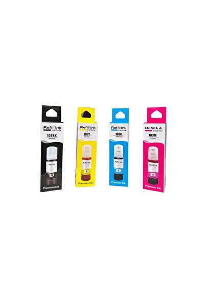 Epson 103 Uyumlu Mürekkep Set - L3110/L3111/L3150/L3151/L4150/L6190/L6160/L4160