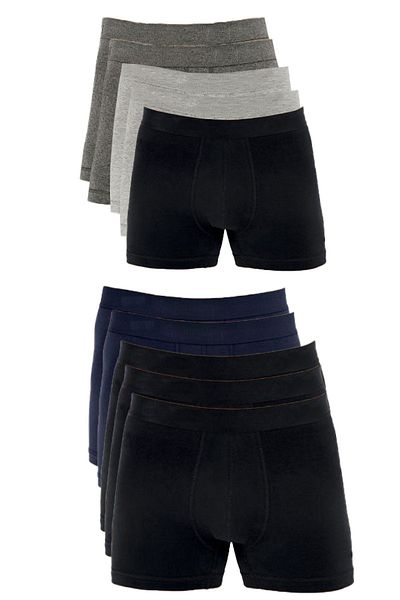 Bluence Ανδρικό Βαμβακερό Lycra Stretchy Mixed Color Boxer 10 τεμαχίων