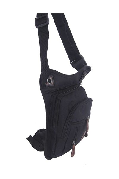 SEVENTEEN Men's Black Leg Bag 3470