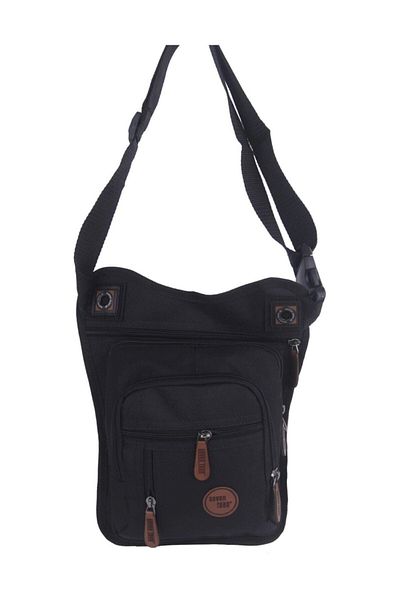 SEVENTEEN Men's Black Leg Bag 3470