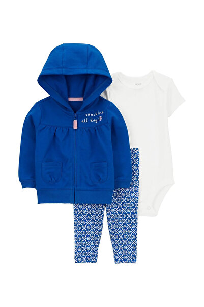 Carter's Kız Bebek 3'lü Hırkalı Set 1q466610 Karışık Renkli