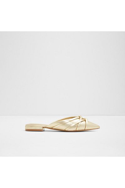 Aldo Gold Colored Women Mules Styles Prices Trendyol