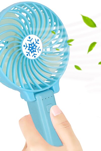 TechnoStation Şarjlı Mini Fan - Sessiz Soğutucu - El Fanı Vantilatör - Ayarla...