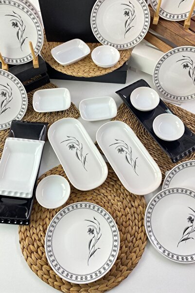 Keramika Viola 24 Piece Breakfast Set for 12 People