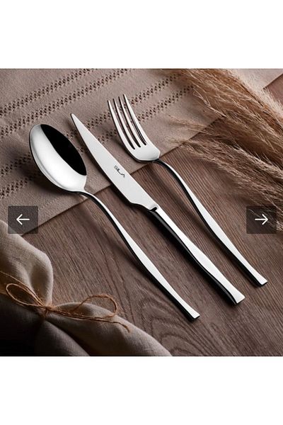 SILA Armoni Premium 72 Pieces 18/10 Steel Fork Spoon Knife Set