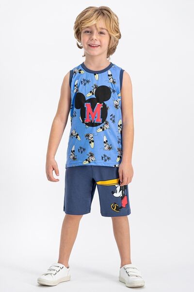 Mickey Mouse Licensed Grimelange Boy's Bermuda Suit