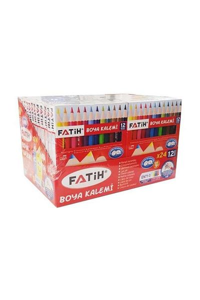 Fatih Dry Paint Pen Half Size 12 Colors 24 Pieces