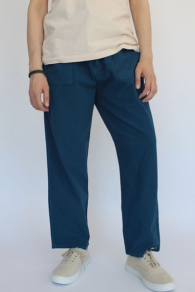 nobility jean Unisex Summer Linen Trousers with Elastic Waist Comfortable Fit Cotton Cool Keeping Drawstring Linen Trousers
