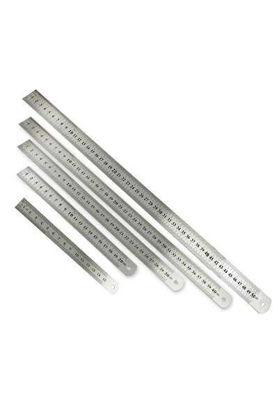 PANYI 30cm Çelik Cetvel Kalın (EŞ DEĞER TABLOSU)