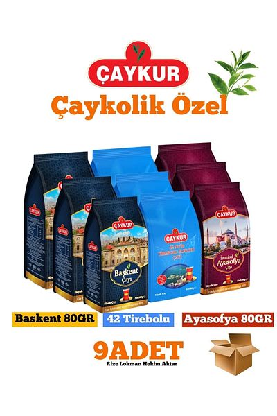 Çaykur Special Gift Teas for Teakholiks| Capital 80gr, Hagia Sophia 80gr, Tirebolu42