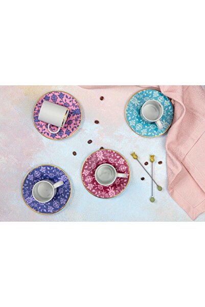 Porland Glamorous Kahve Takımı 8 Parça 04a P021743