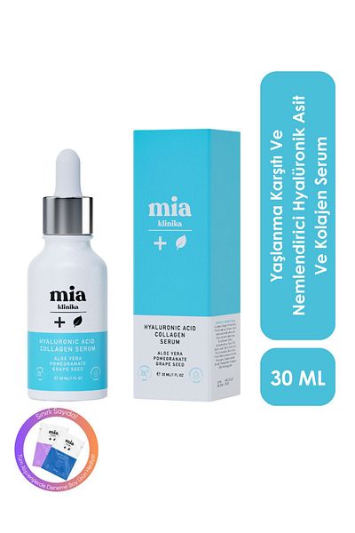mia klinika Anti-Aging and Moisturizing Hyaluronic Acid and Collagen Serum