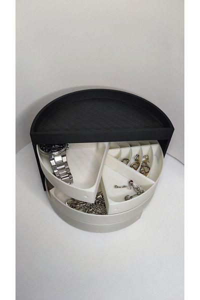 GİZZSTORE HOME 4 Tiers Jewelry, Makeup and Cosmetic Organizer Desk Organizer