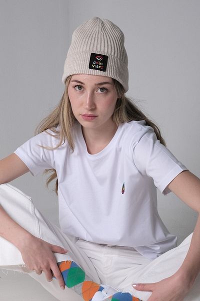 Tsc House Good Vibes Embroidered Unisex Beret
