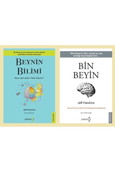 Yakamoz Yayınları Jeff Hawkıns Bin Beyin + Beynin Bilimi (2 Kitap)