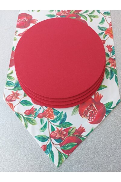 hydesing Раннер з малюнком граната і 6 підставок