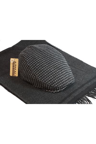 Armalı Şapka Sports Cap Scarf Set