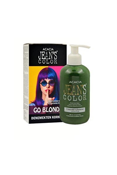 Acacia Jean's Color Zümrüt Yeşili 250 Ml. Emerald Glamour Jean's Color Saç Aç...