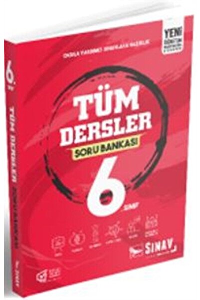 Sınav Yayınları 6. Sınıf Tüm Dersler Soru Bankası Kolektif Kitabı 576 Sayfa S...