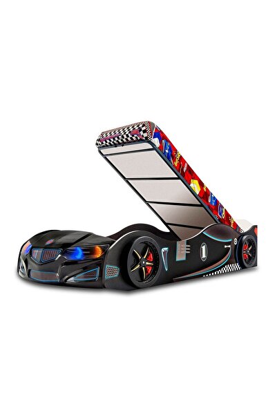 Genel Markalar Bazalı Arabalı Yatak - Araba Karyola - Işıklı - Eco2