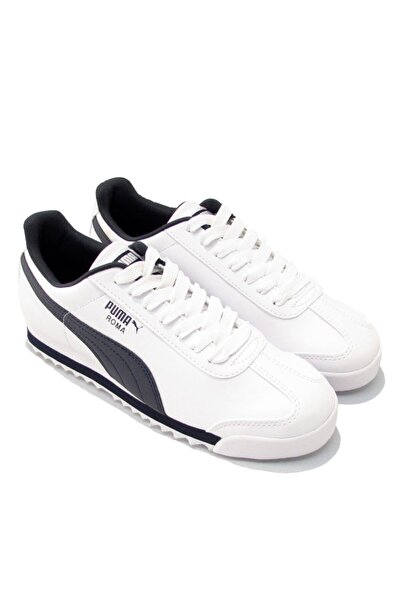 Puma 35357212 Whıte / Navy Erkek Roma Basic