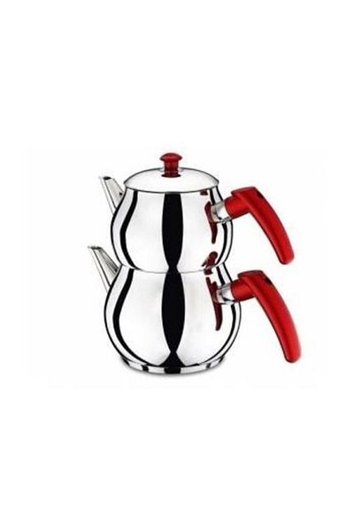 Royal Song Red Steel Teapot Family Size Steel