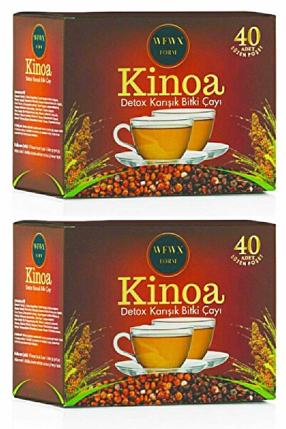 WFWX FORM Kinoa Dedoxs 40'lı Süzen Poşet ( 2paket )