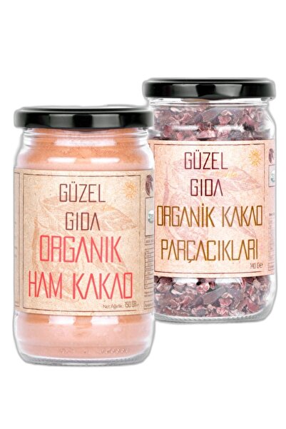 Güzel Gıda Organik Ham Kakao 150 gr Organik Ham Kakao Parçacıkları 140 gr