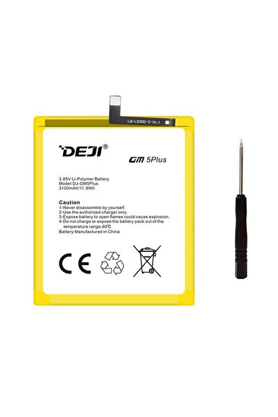 Deji General Mobile Gm5 Plus Uyumlu Mucize Batarya / Gm5plus