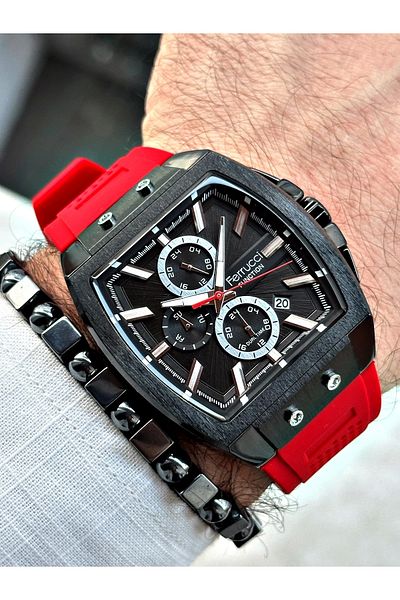 Ferrucci Men's Silicone Cord Wristwatch - Fcf.03297fs.05 Function
