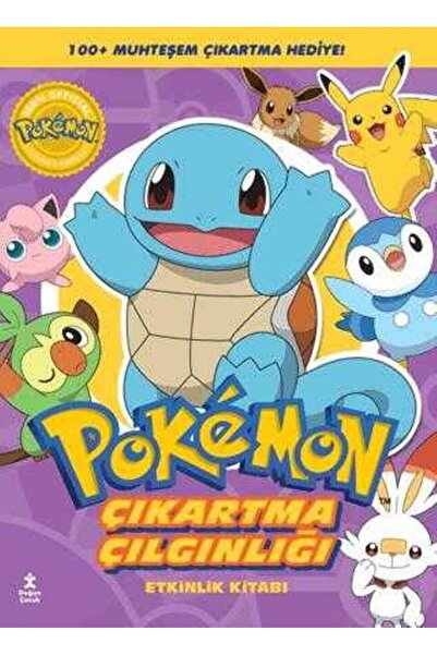 Doğan Kitap Pokemon Squirtle - Çıkartma Çılgınlığı Etkinlik Kitabı